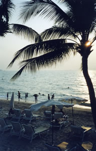 beach at sunset